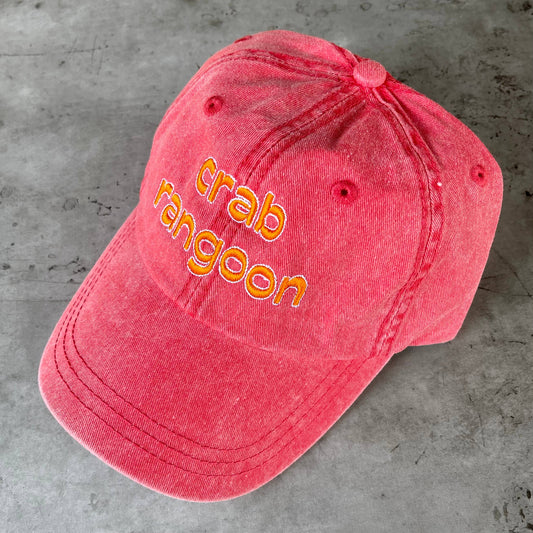 Crab Rangoon foodie chef restaurant Baseball Cap Dad Hat