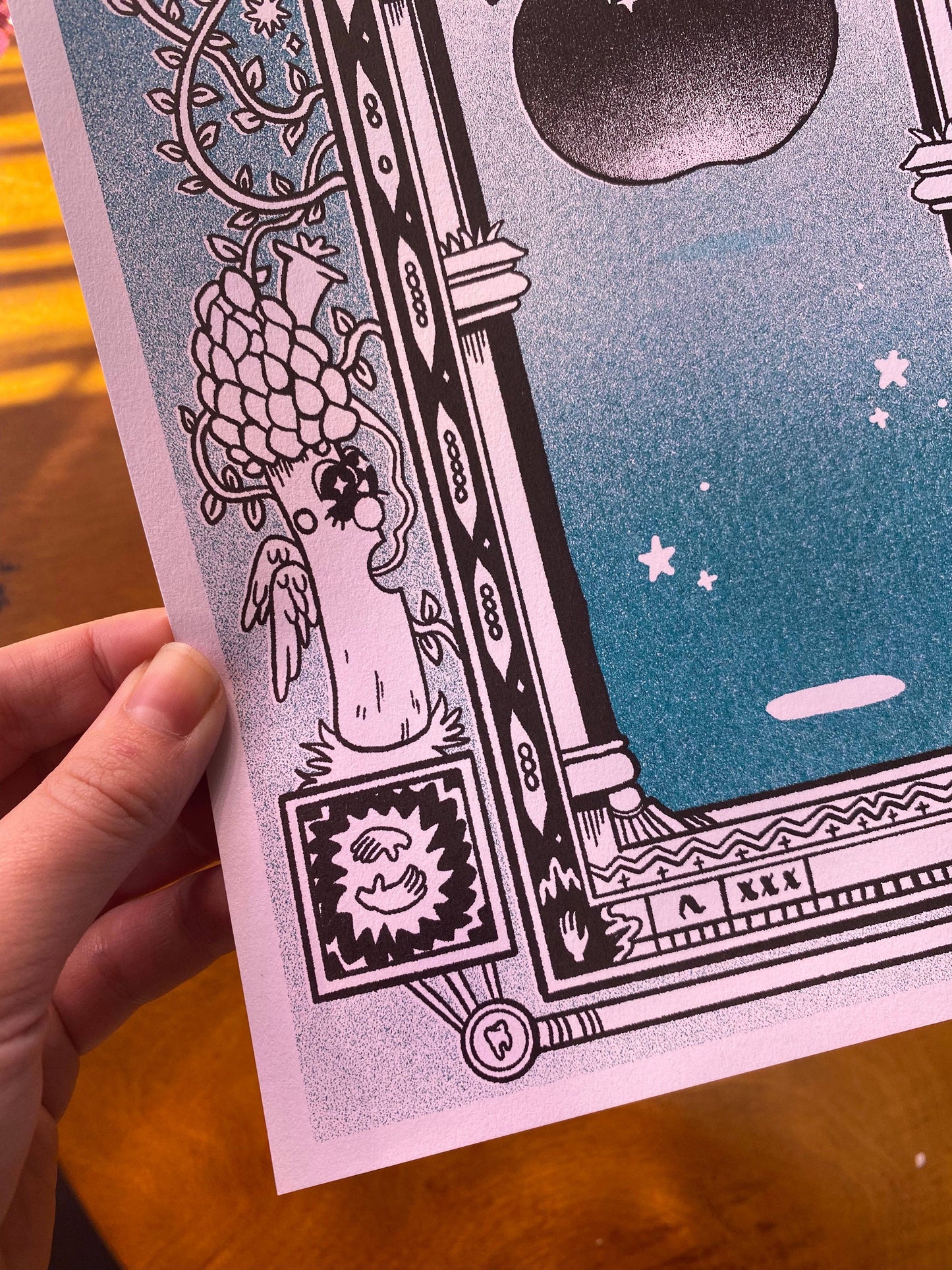 Holy Tomato Riso Print