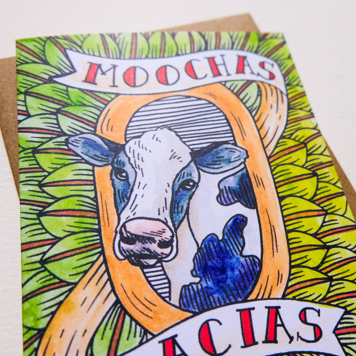 Moochas Gracias Card