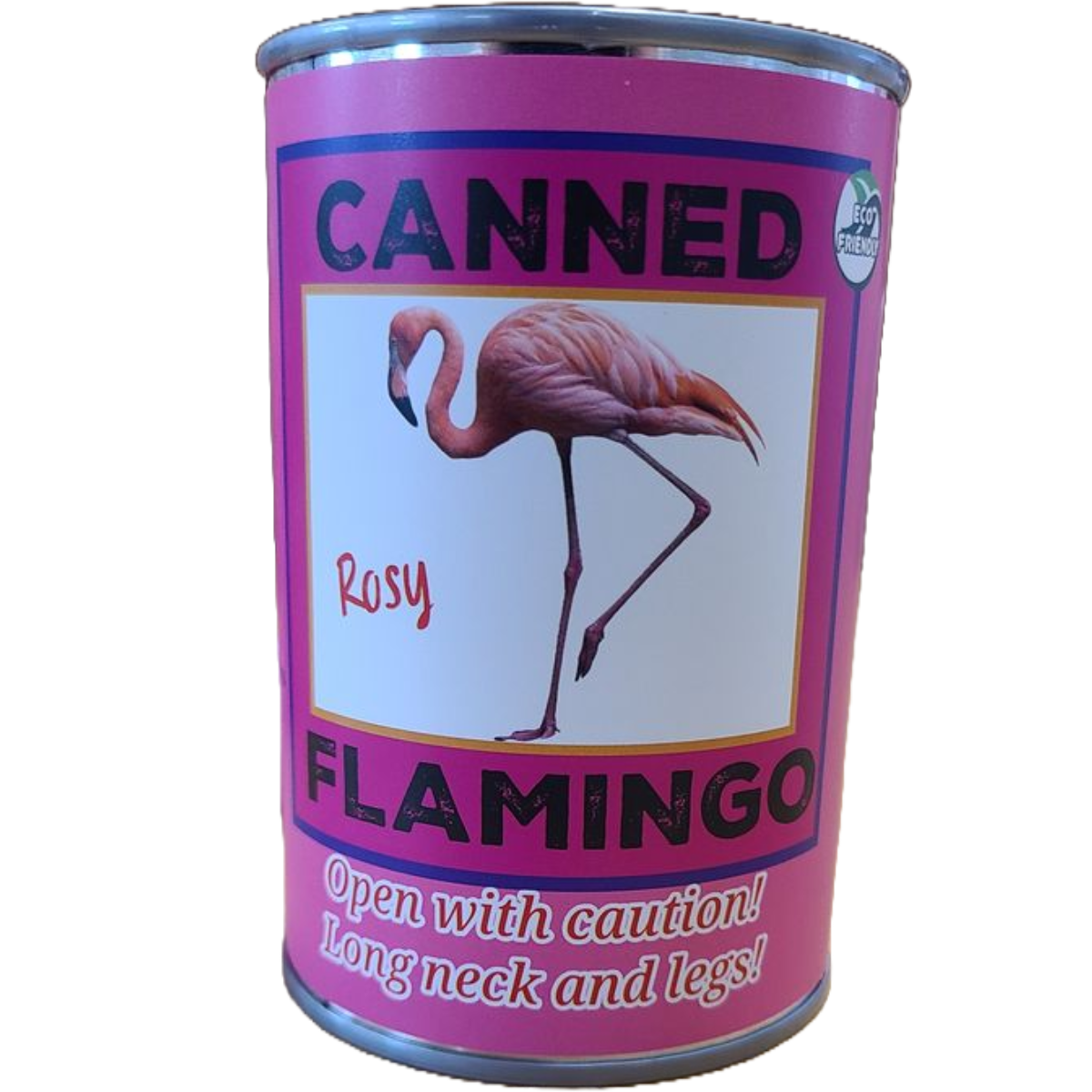 Rosy the Canned Flamingo