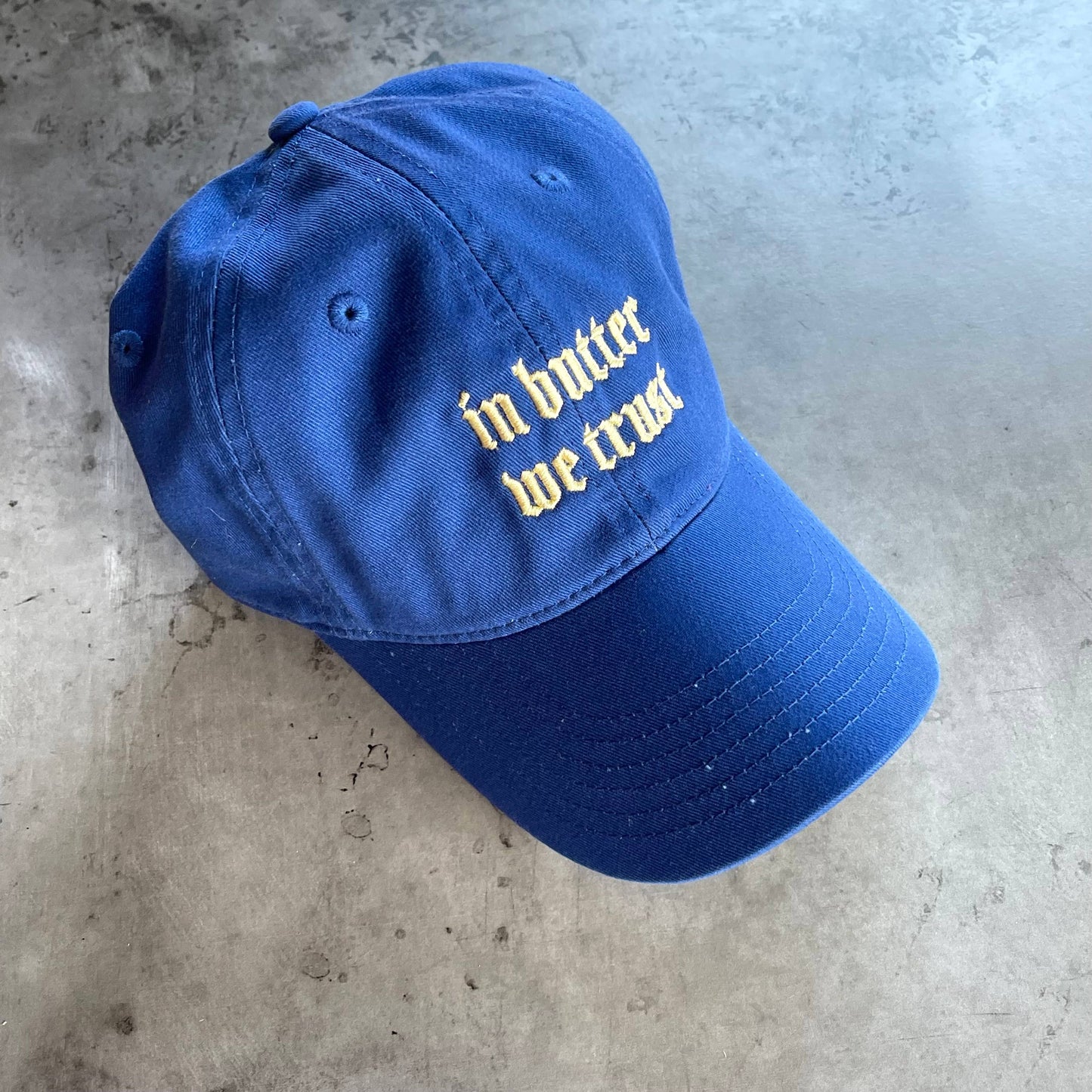 In butter we trust Baseball Cap