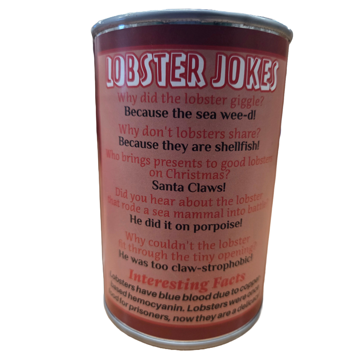 Sheldon the Canned Lobster