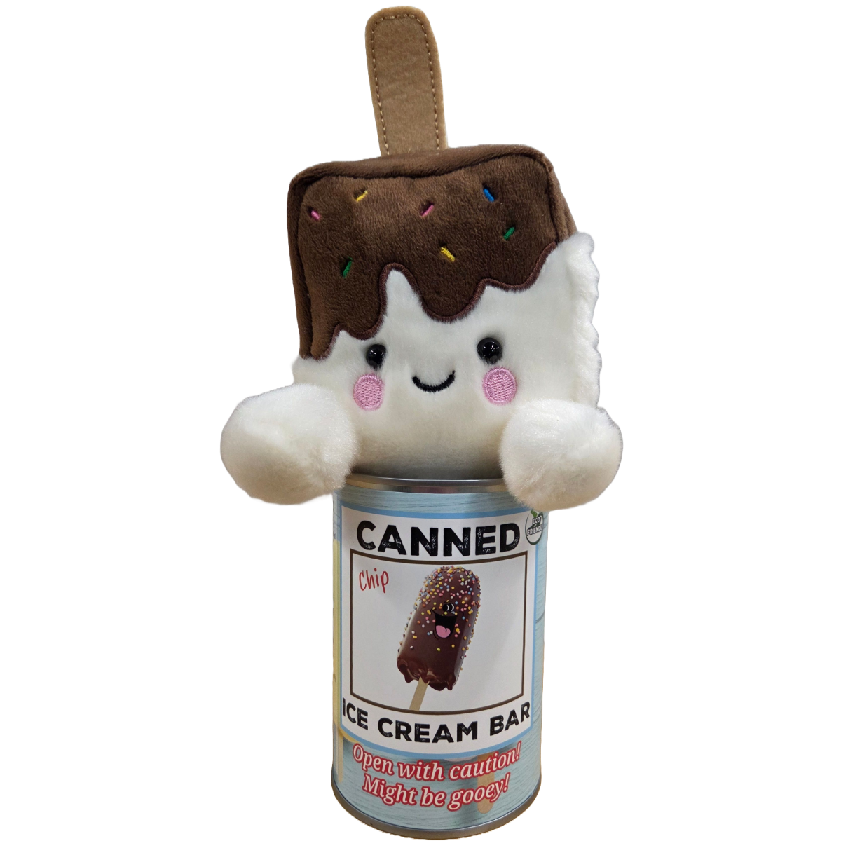 Canned Ice Cream Bar | Summer Treat | Plush Gift w/Jokes