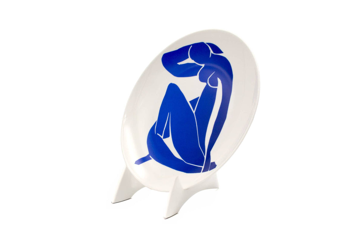 Porcelain plate - Ø 20cm - Henri Matisse - Blue lady