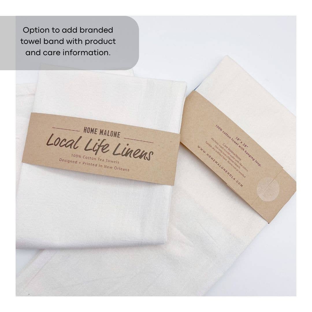 Louisiana Seafood Towel - New Orleans Southern Coastal Decor
