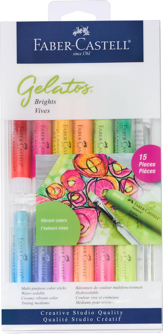Gelatos Pigment Art Sticks, Brights