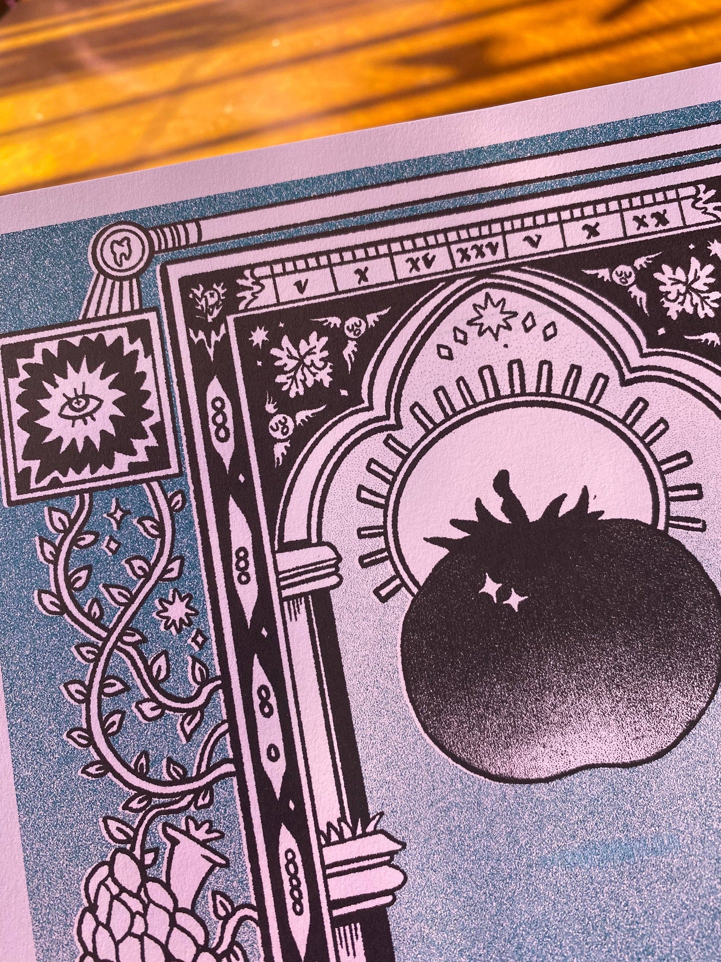 Holy Tomato Riso Print