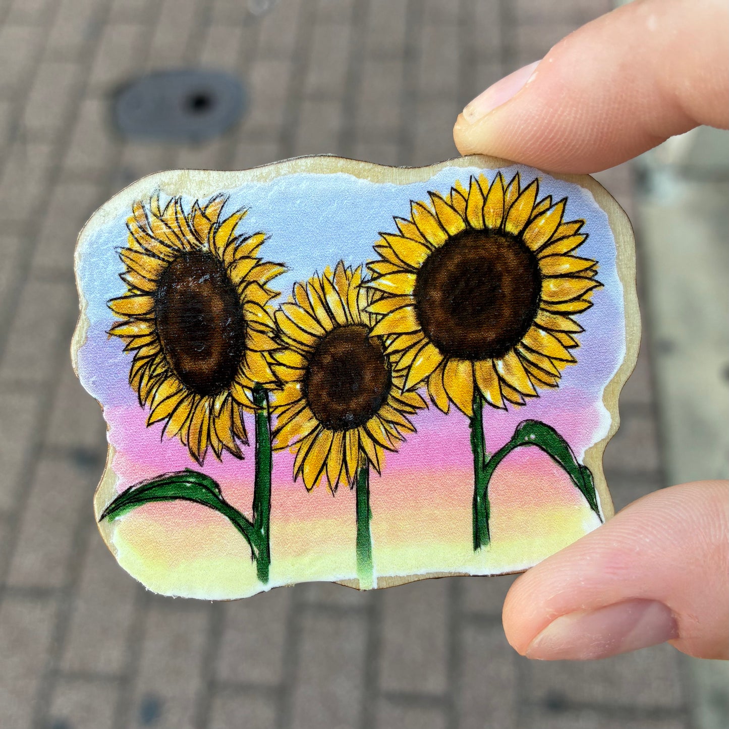 Sunflower Magnet