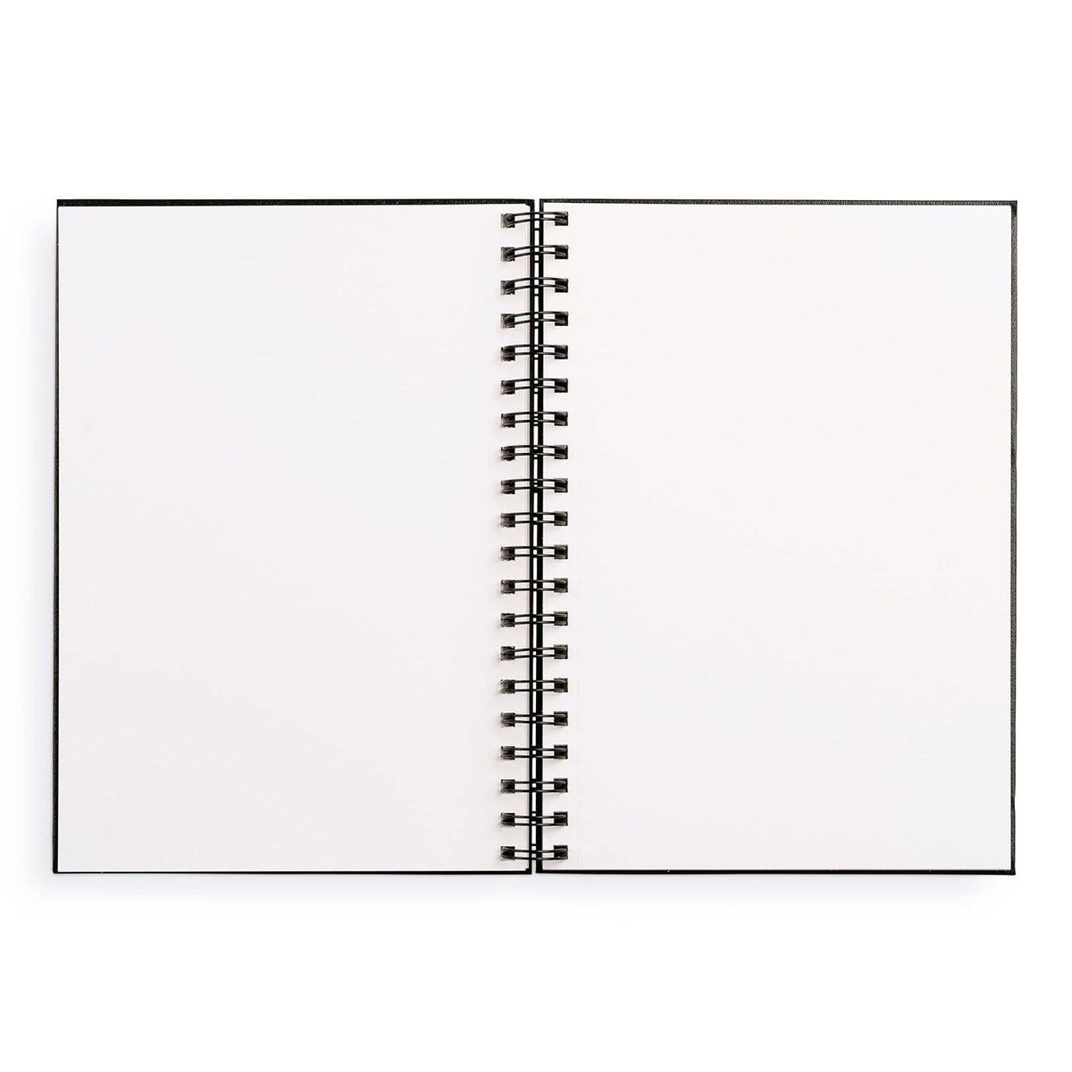 Medium Sketchbook 7 x 10" - Spiral Hardcover (Black)