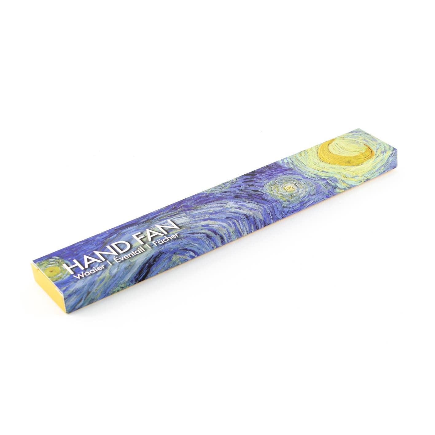 Hand Fan, Bamboo, Van Gogh, A Starry Night