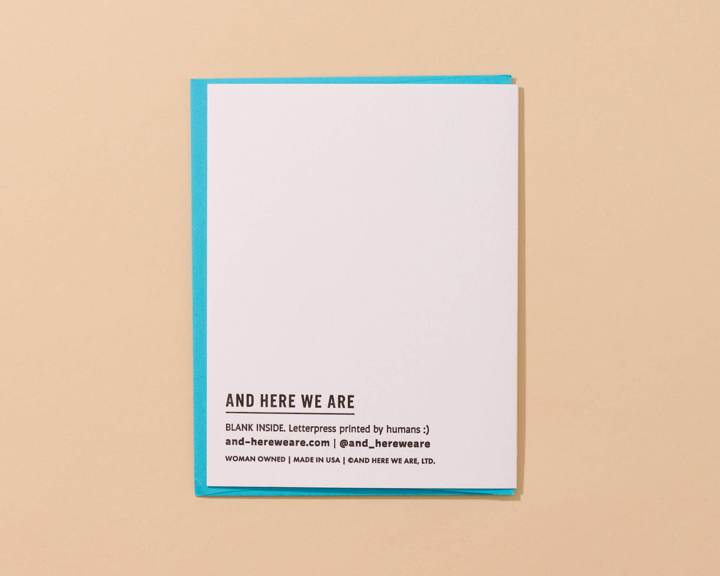 Sending Hugs Miss You Sympathy Letterpress Greeting Card