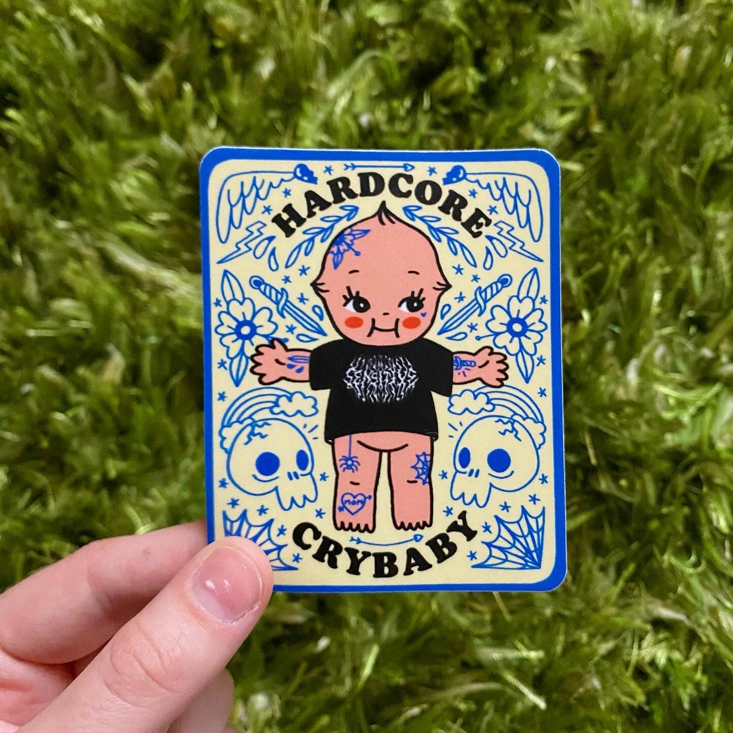 Hardcore Crybaby Sticker