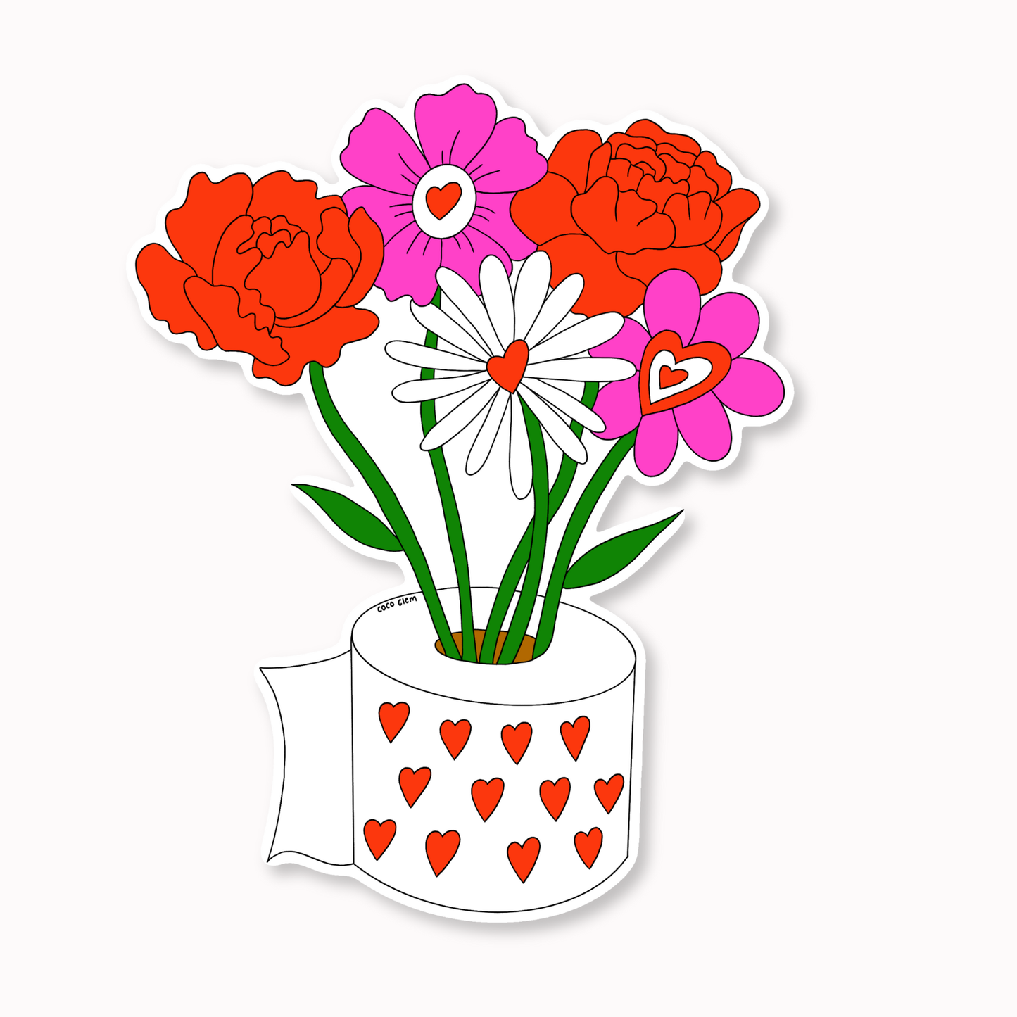 Pee-Pee Petals Sticker