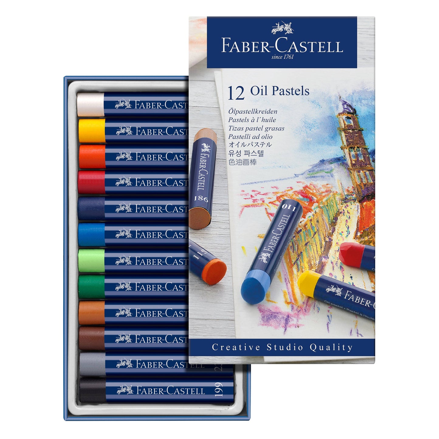 Artists Oil Pastels, Set of 12