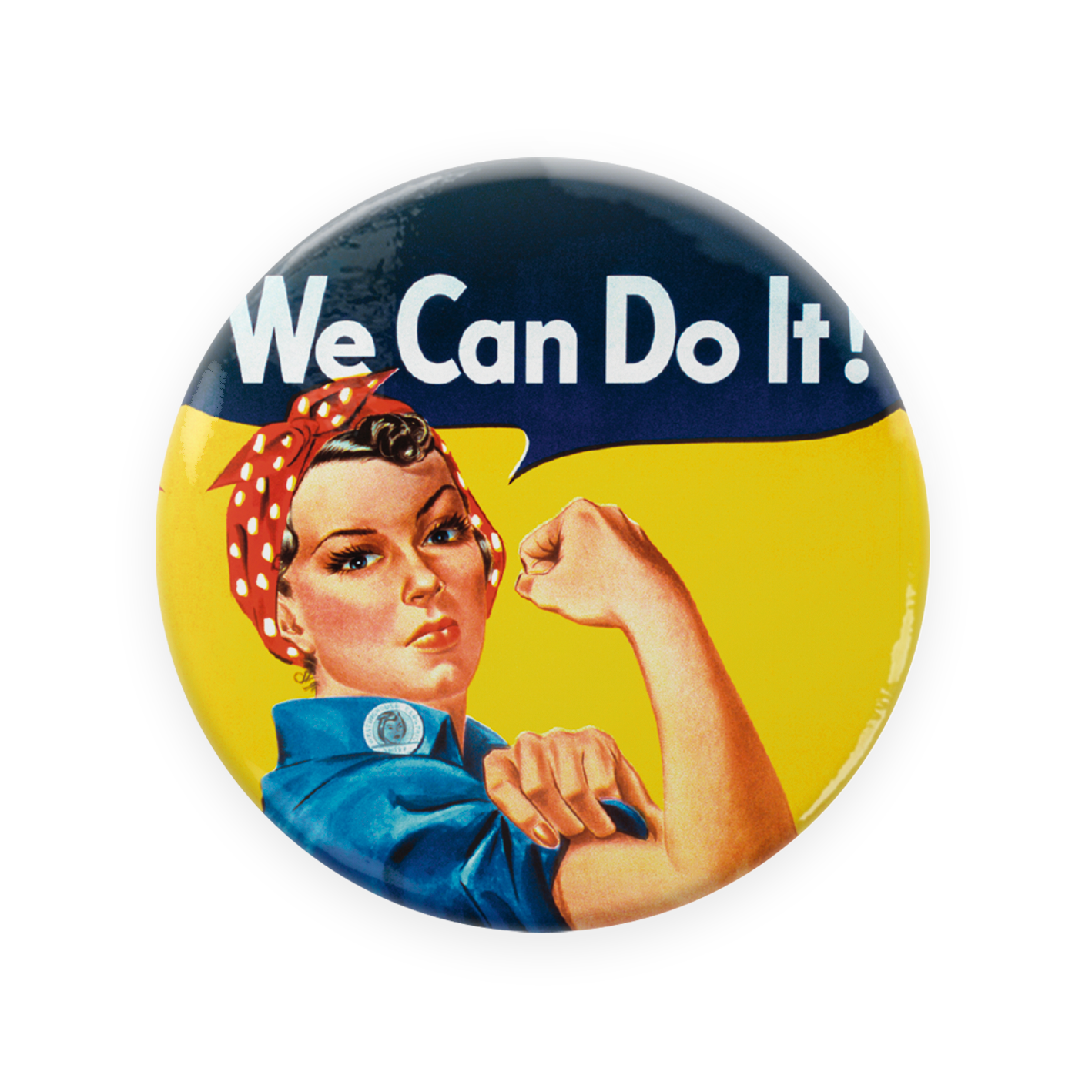 Pocket Mirror 80mm - We Can Do It War Memorial