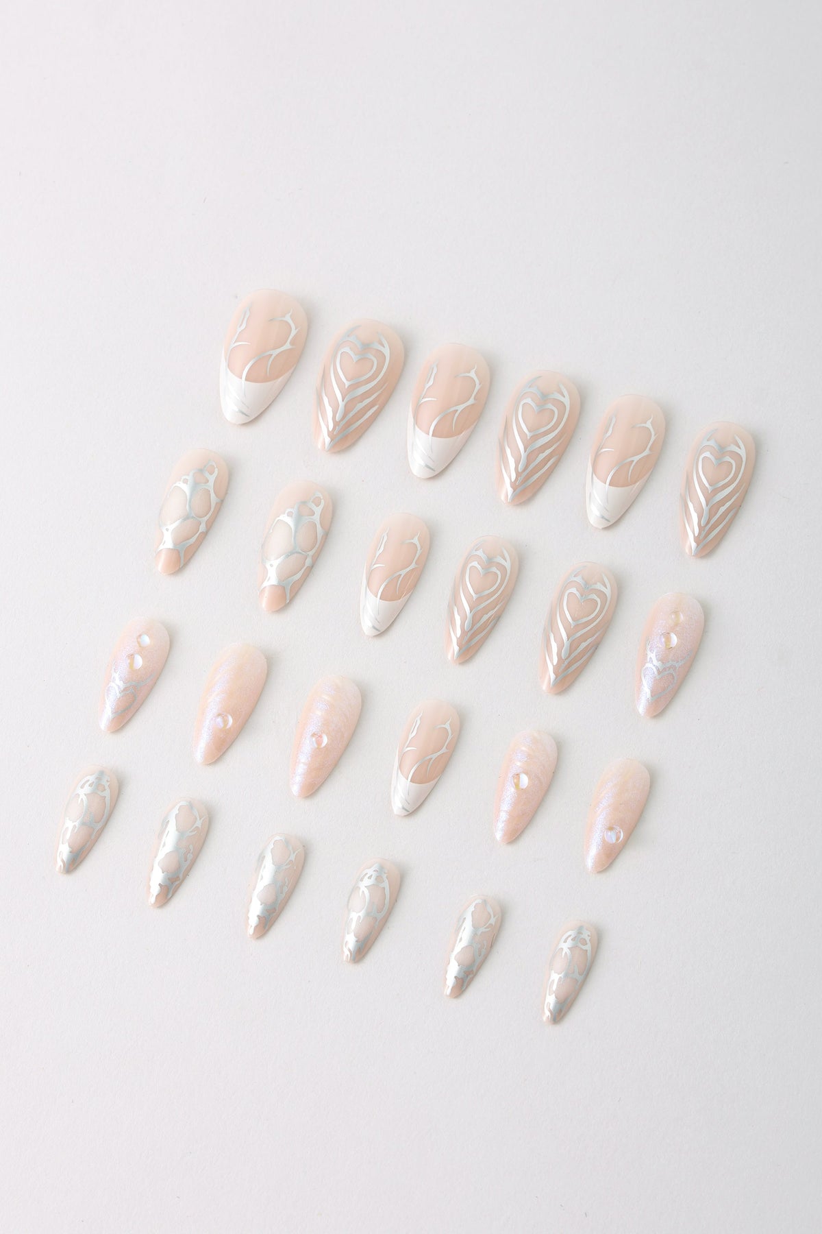 Chrome Hearts Nails