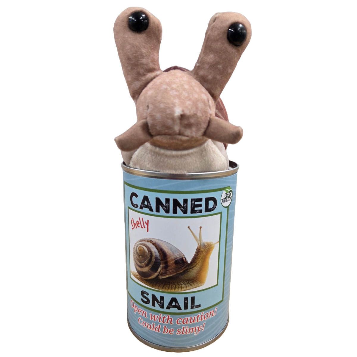 Shelly the Canned Snail | Stuffed Animal Plush w/Jokes
