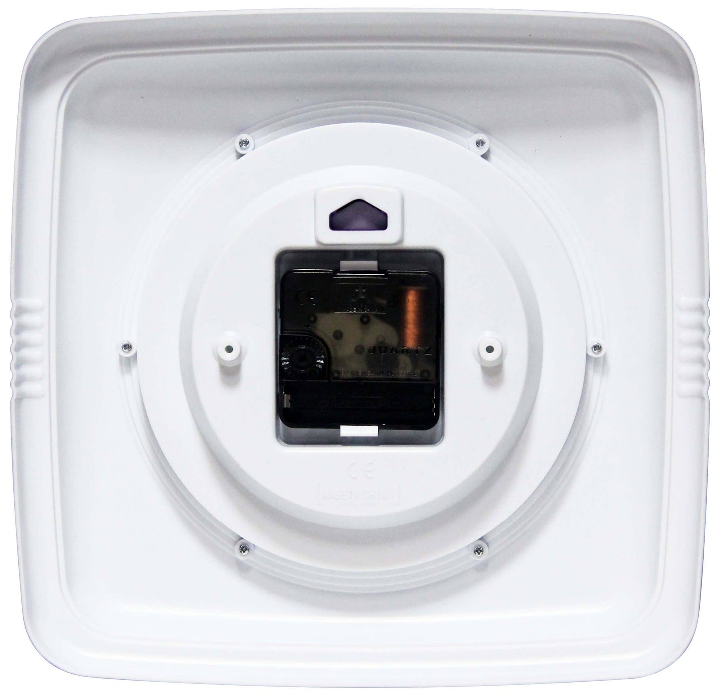 Retro Square Purple Indoor Wall Clock