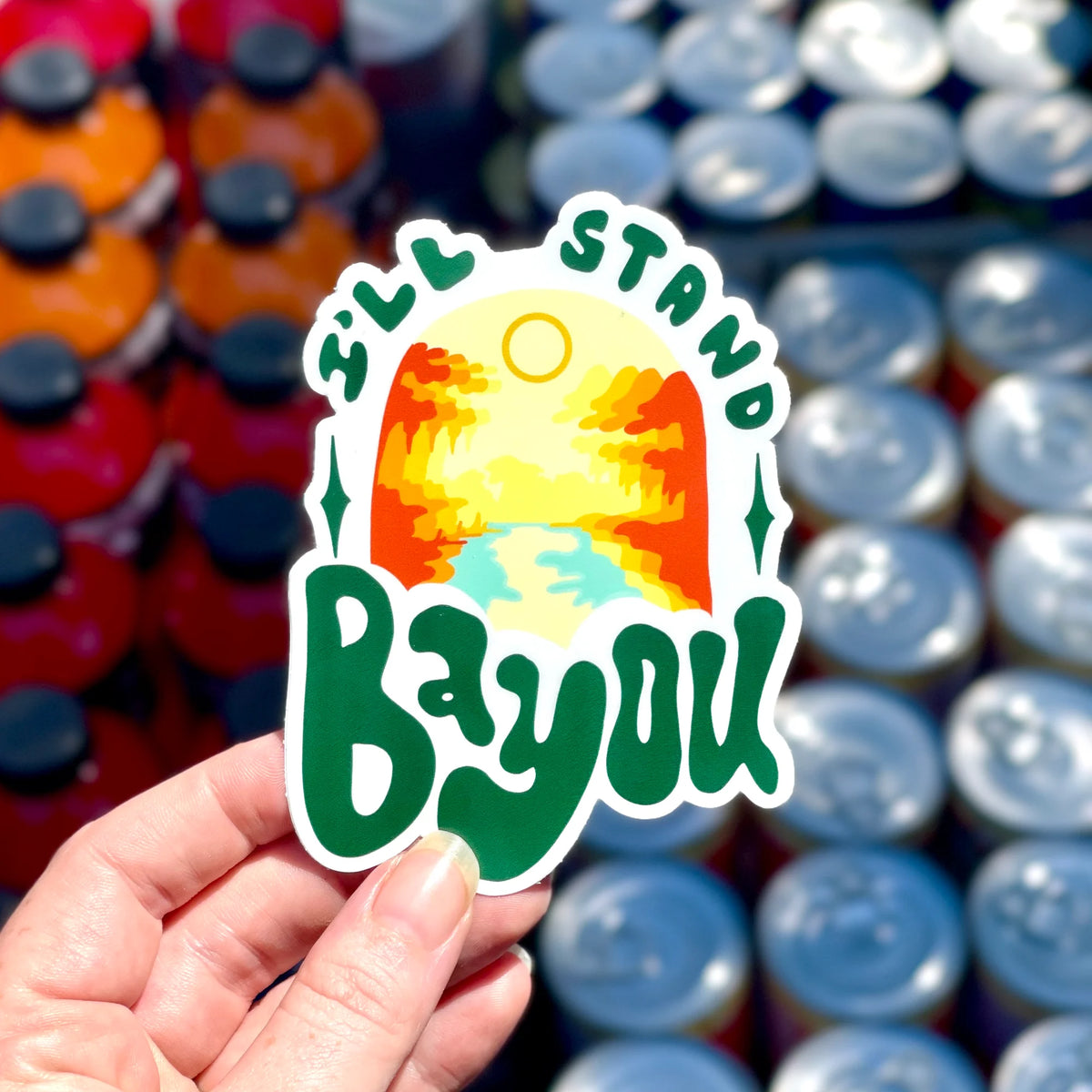 Stand Bayou Sticker