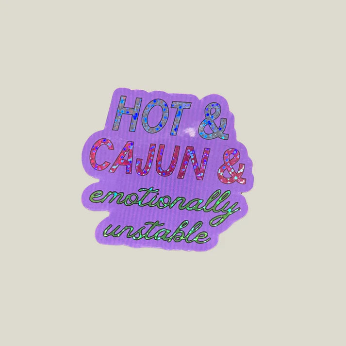 Hot & Cajun & Sticker