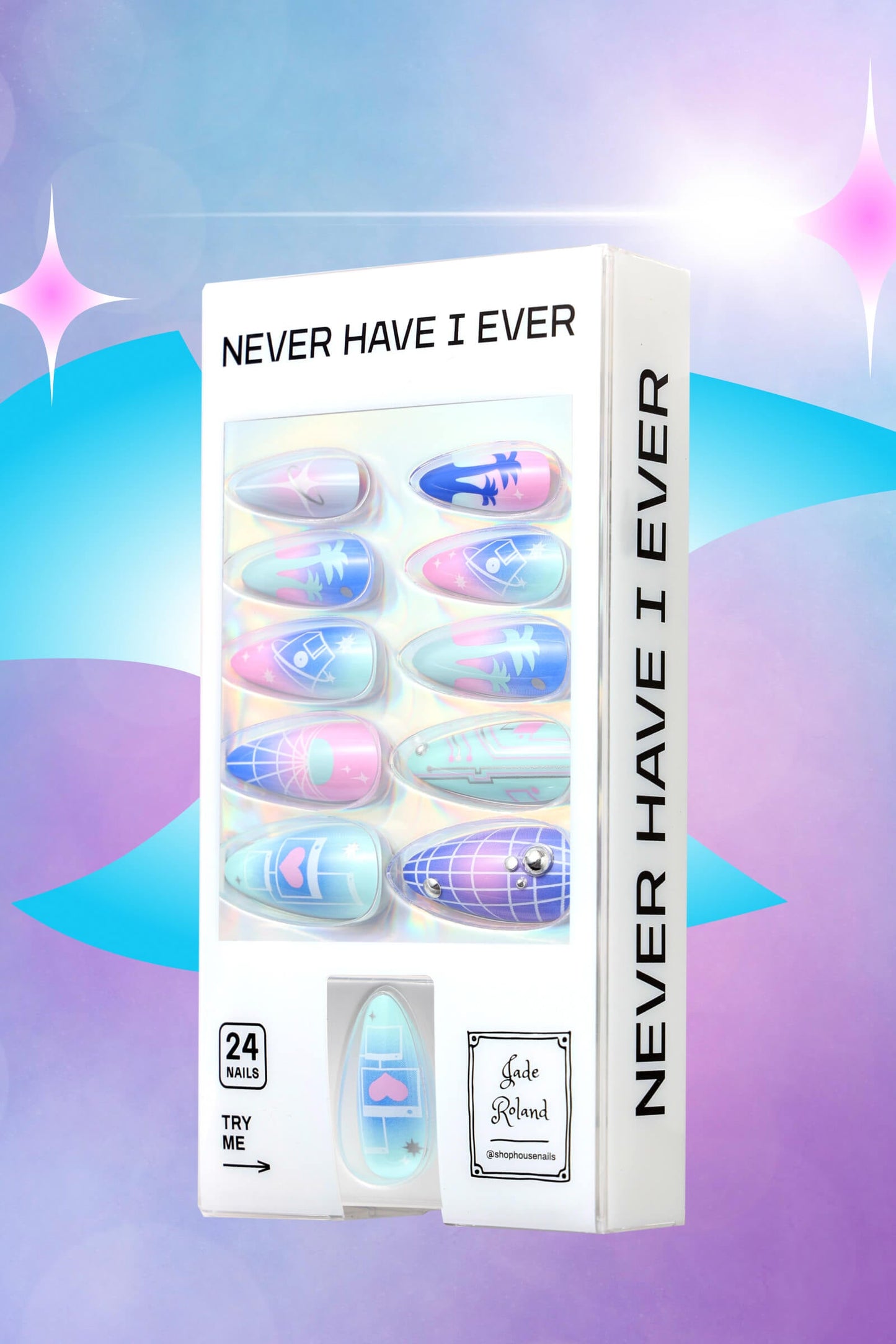 Cyber Punk Nails