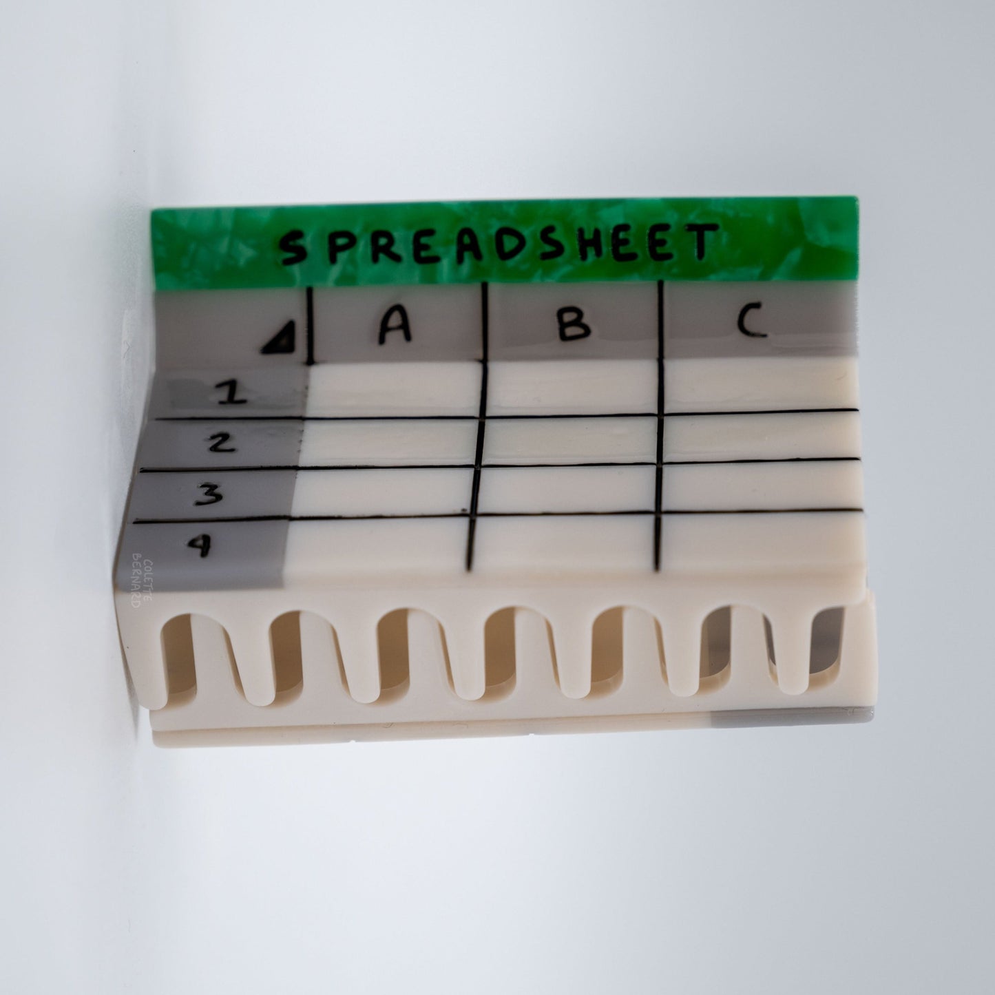 Spreadsheet Hair Claw PREORDER