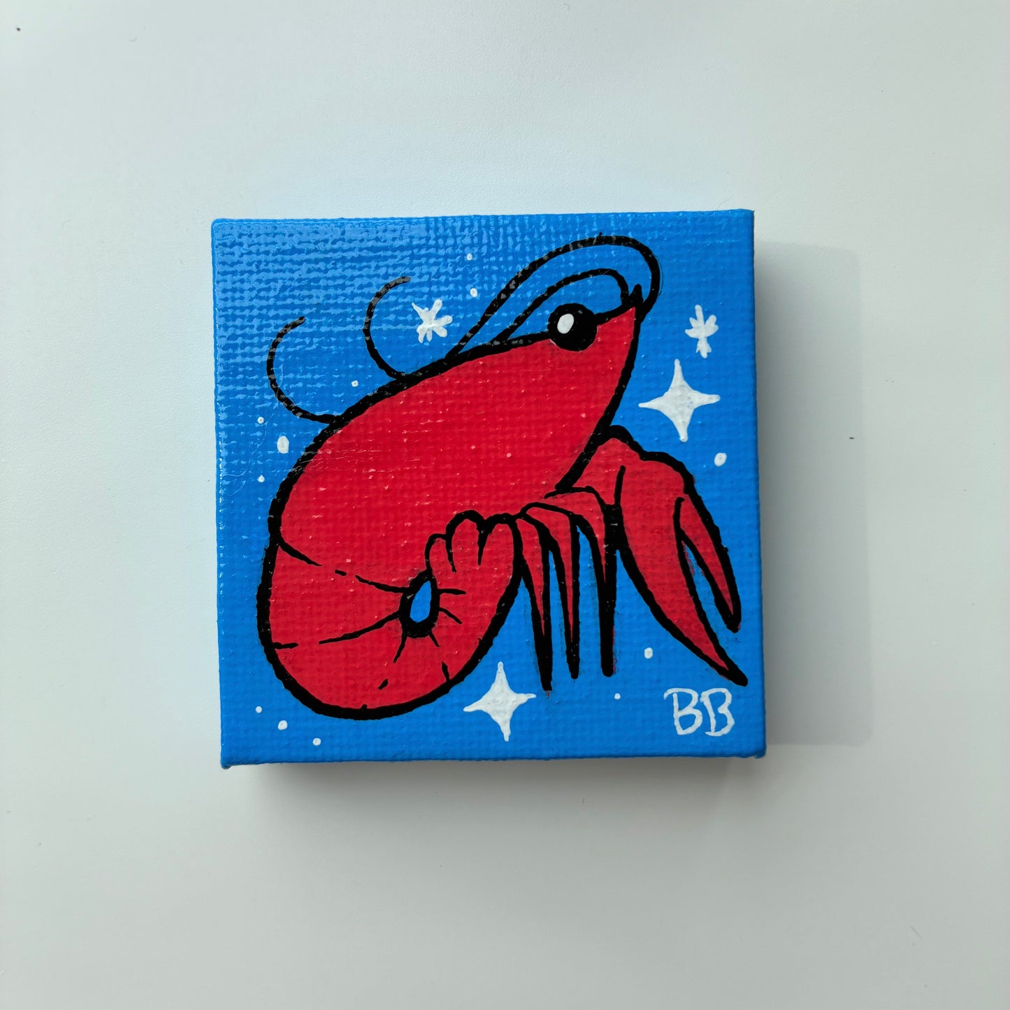 Crawfish Canvas Magnet