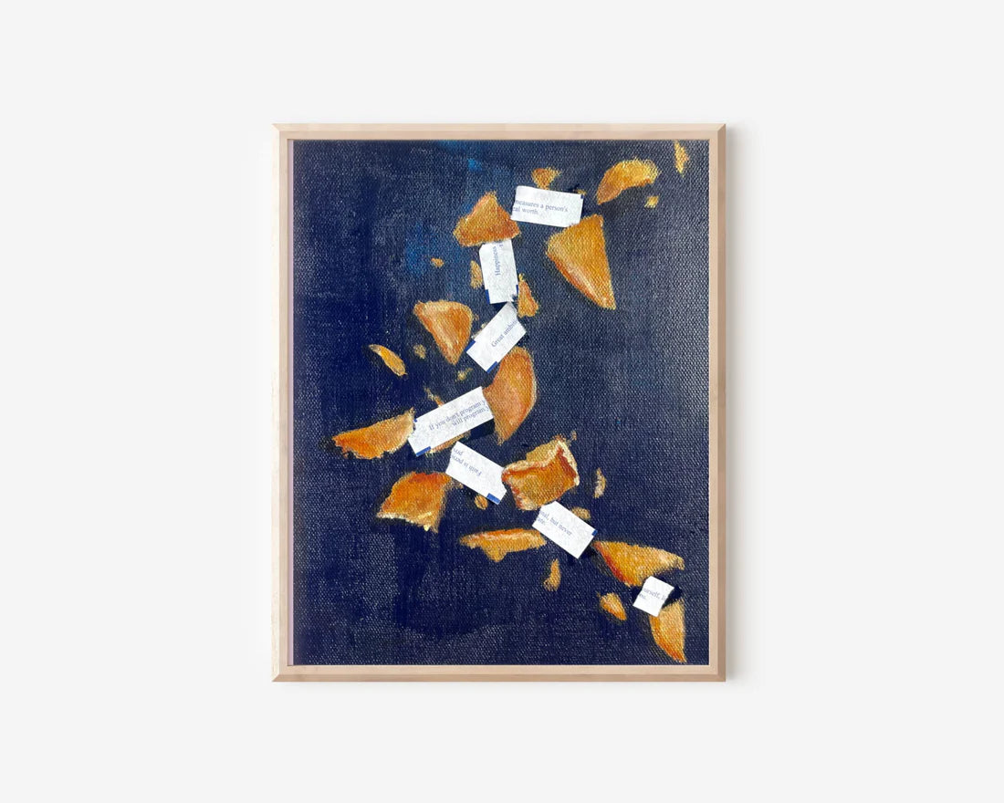 Broken Fortune Cookies Print
