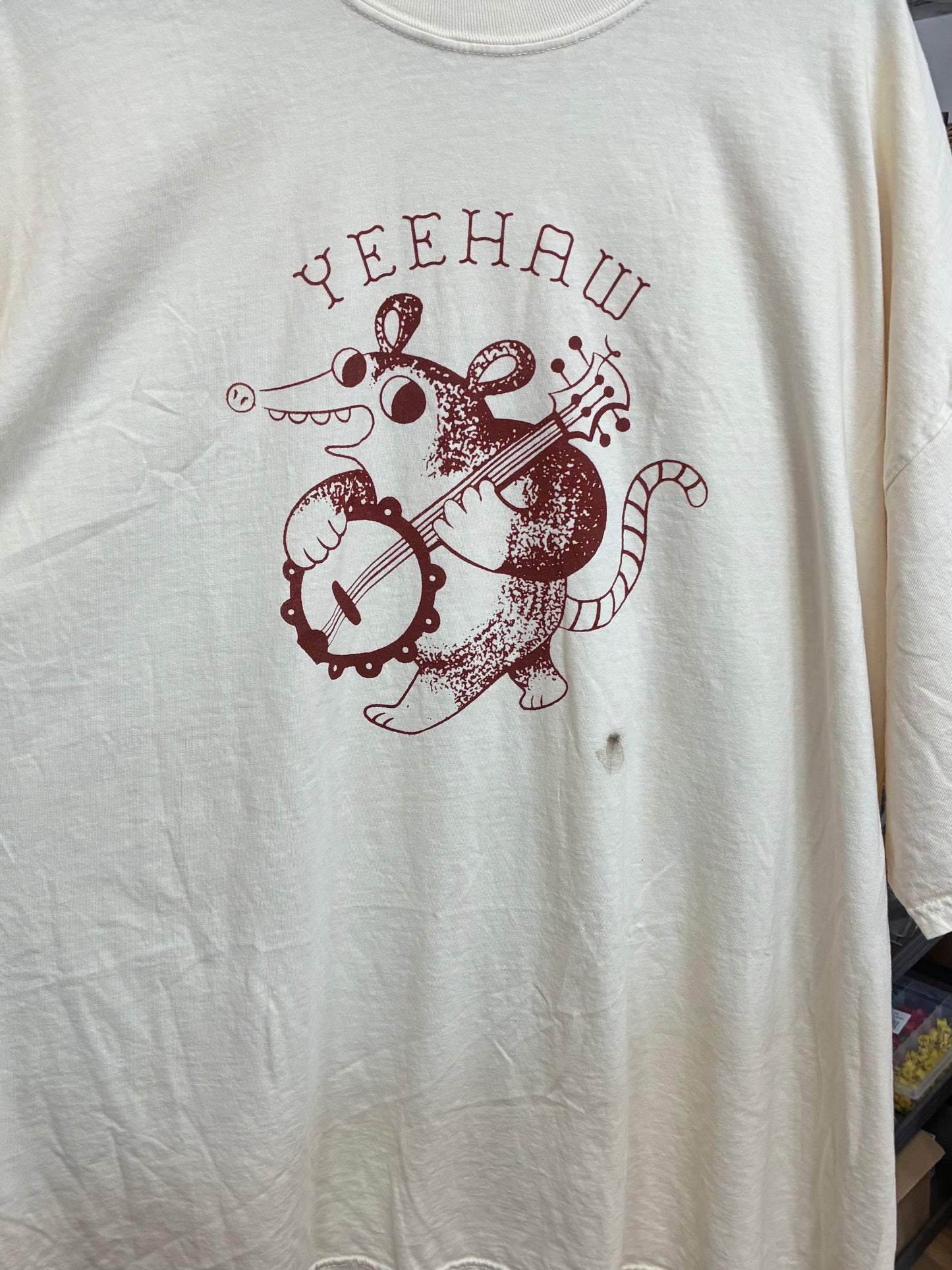 DISCOUNTED Yeehaw Banjo Possum Tee
