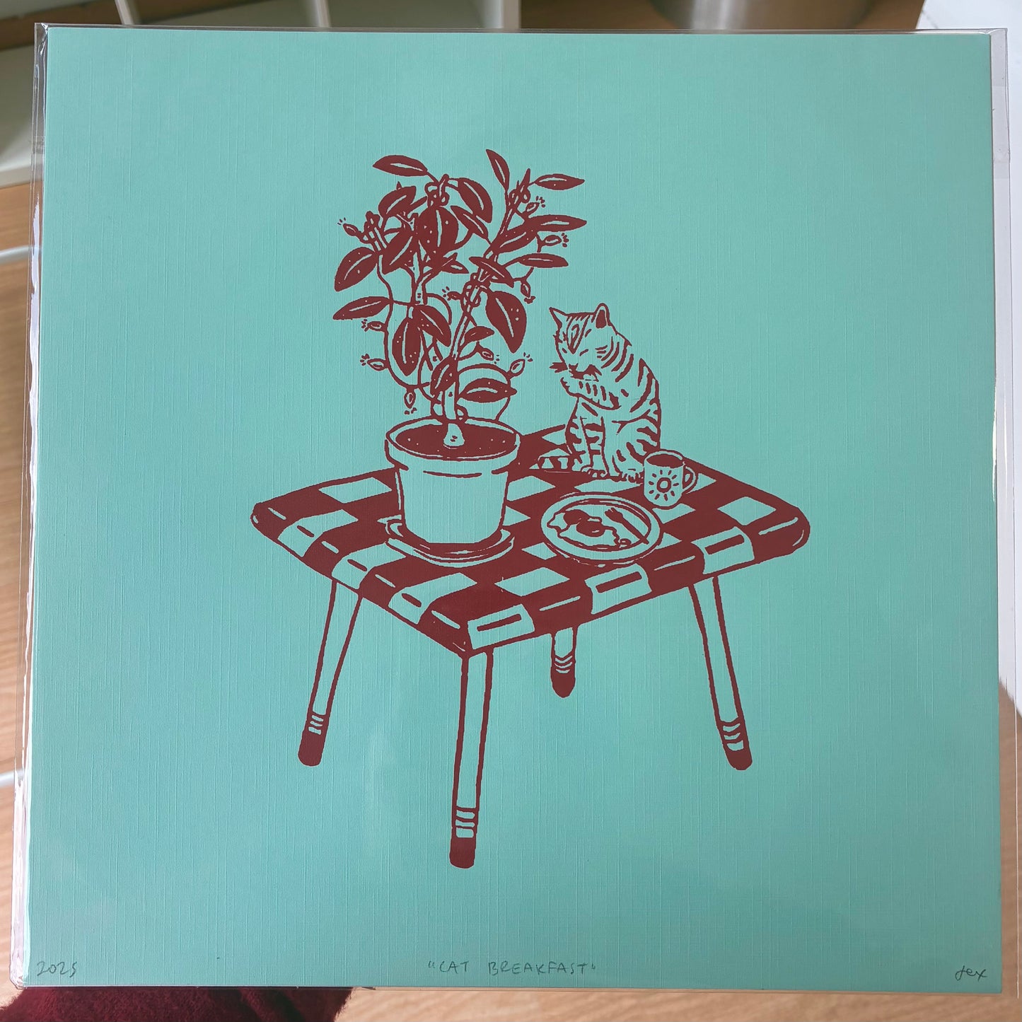 Cat Breakfast