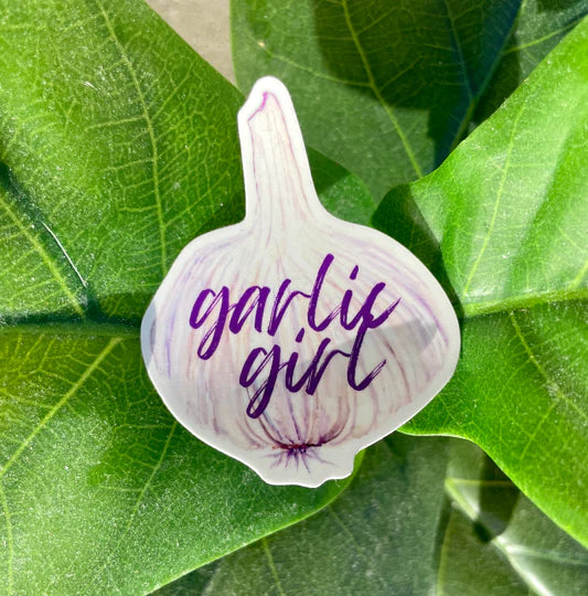 Garlic Girl Sticker
