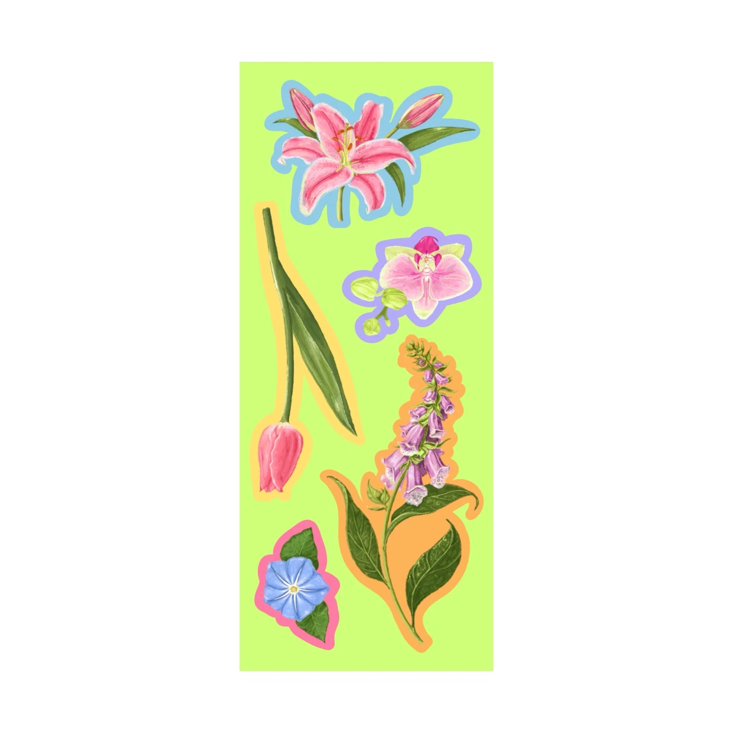 Summer Blossoms Sticker Sheet