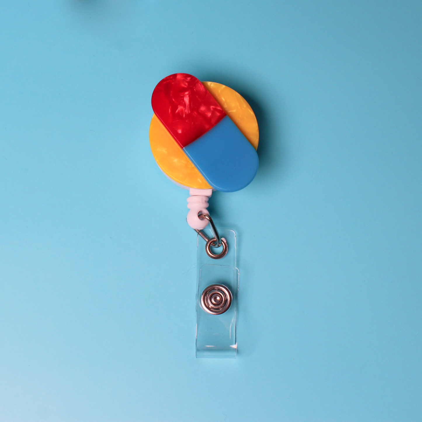 Pill Capsule Badge Reel