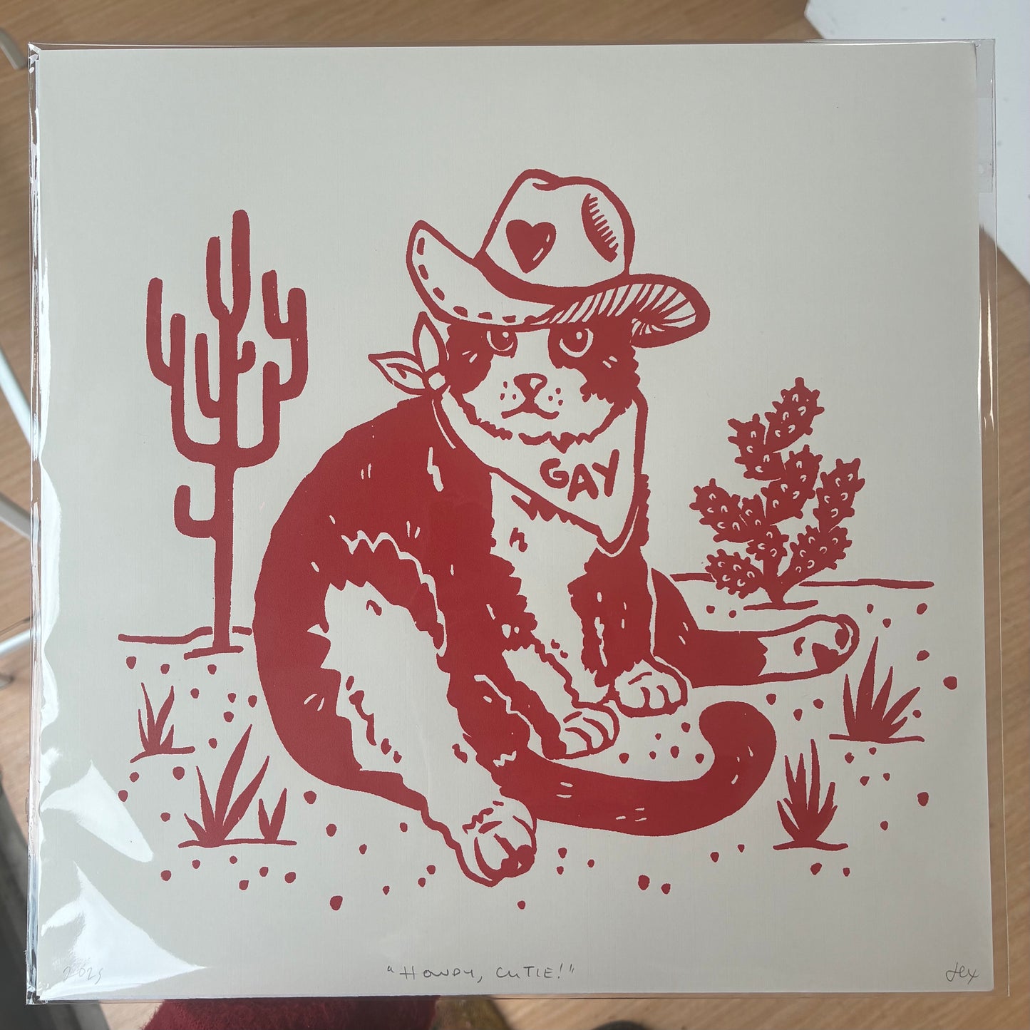 Howdy Cutie Print
