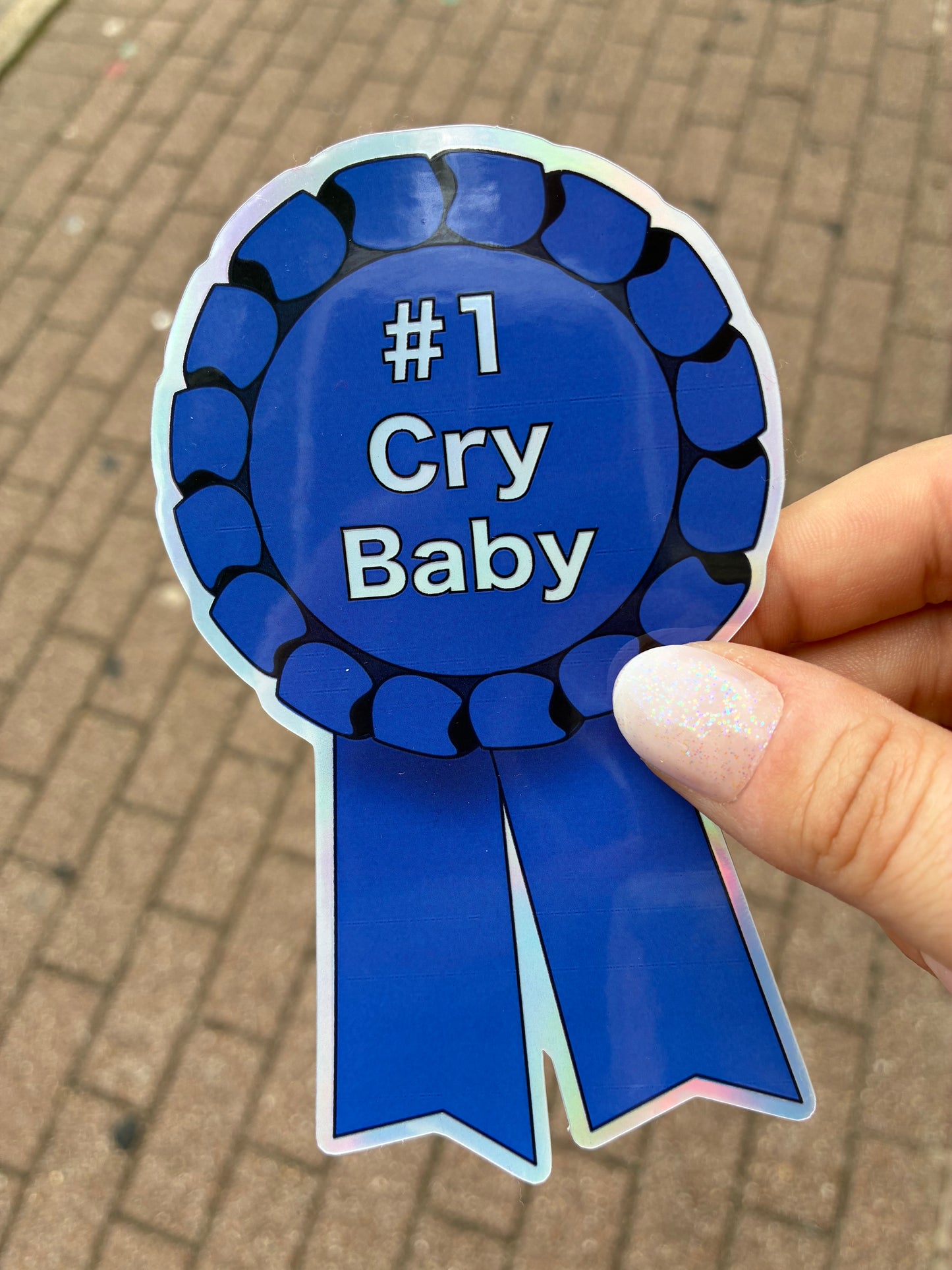 #1 Cry Baby Sticker