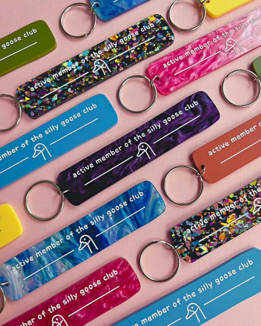 Silly Goose Club Keychain