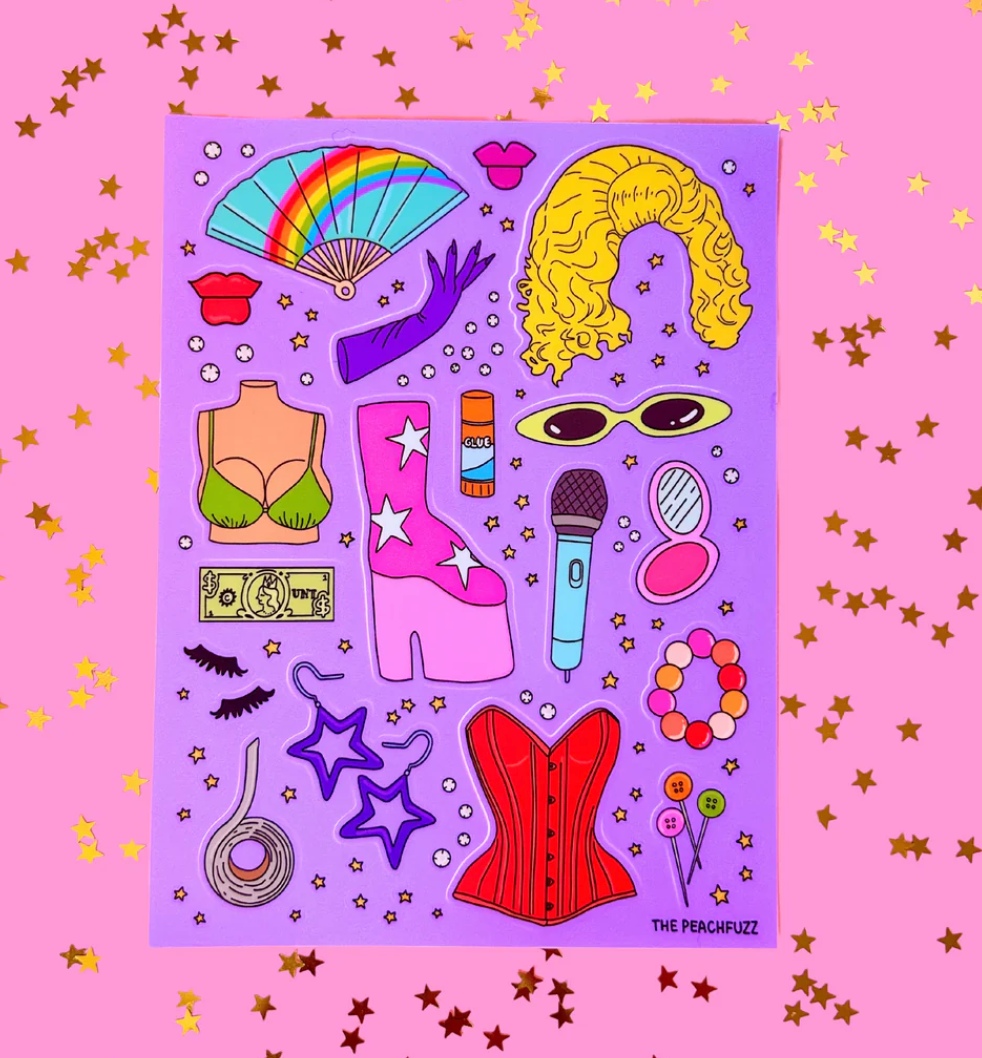 Drag Queen Essentials Sticker Sheet