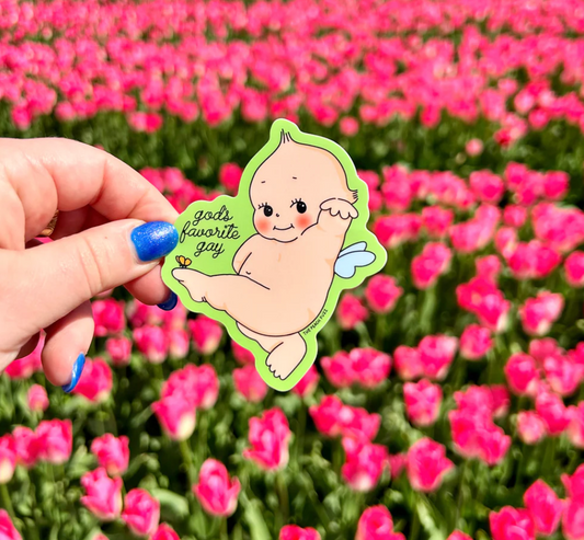 God's Favorite Gay Sticker