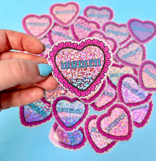 Heart Women Sticker