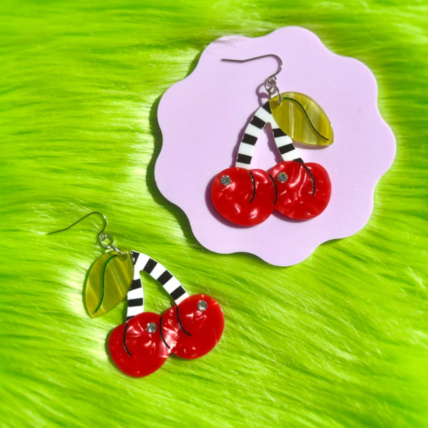Punk Cherry Earrings