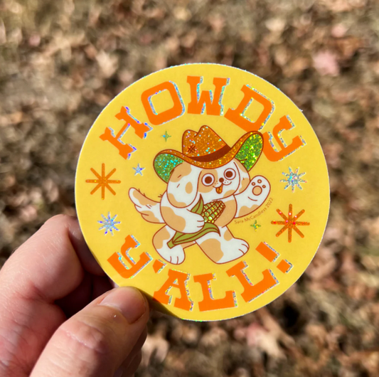 Howdy Y'all Sticker