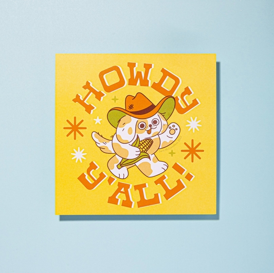 Howdy Y'all Print