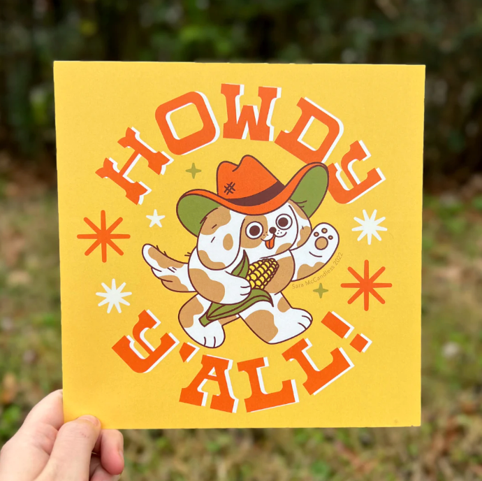 Howdy Y'all Print