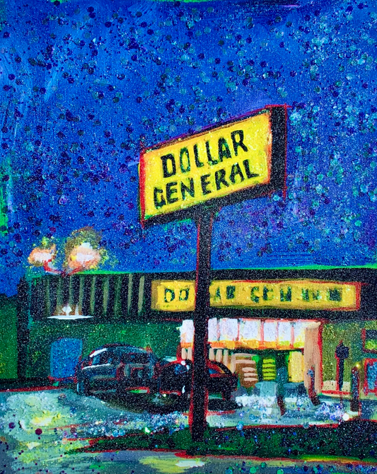 Glitter Dollar Store Print