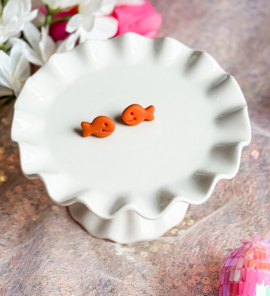 Goldfish Stud Earrings