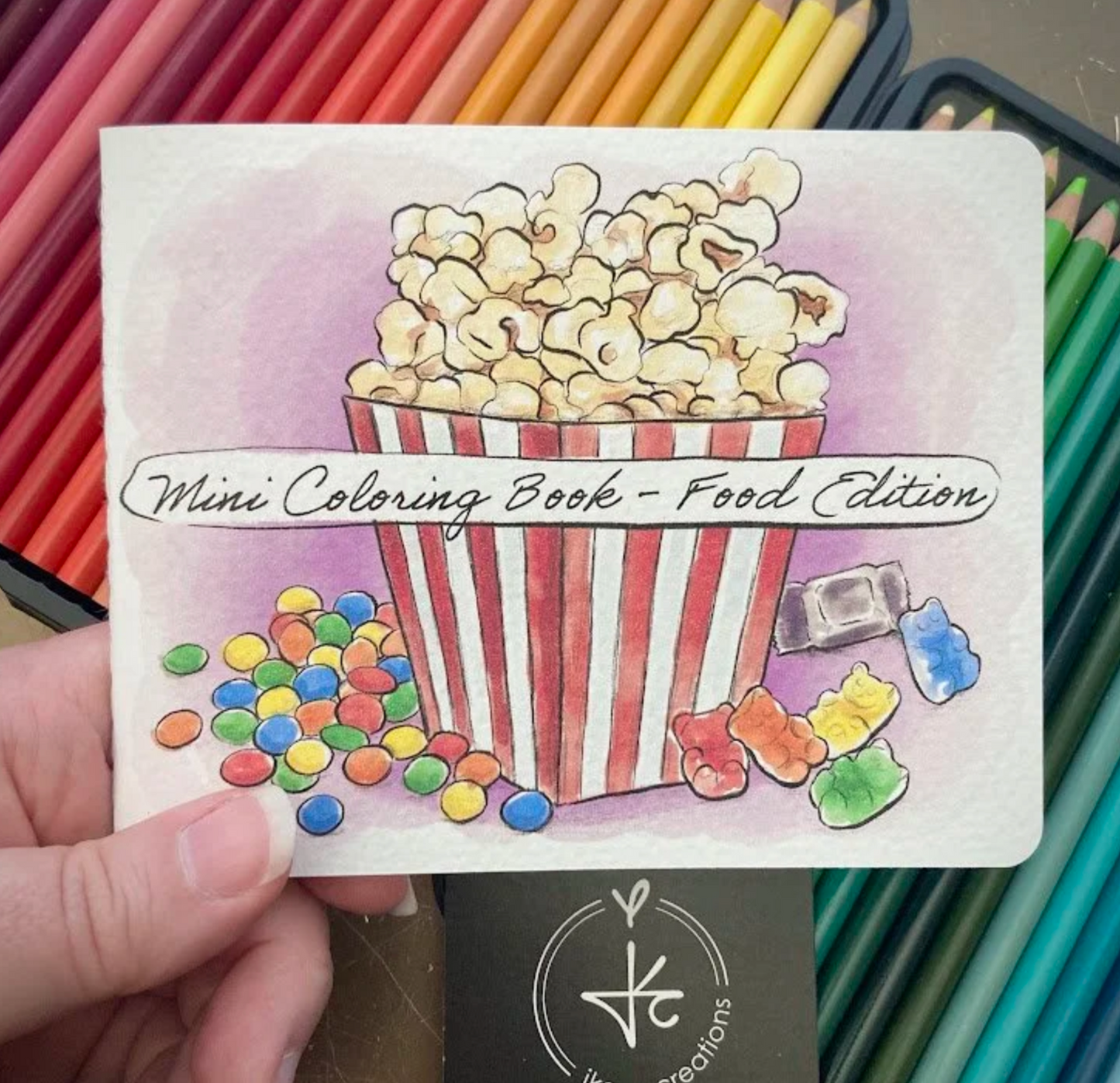 Mini Coloring Book- Food Edition