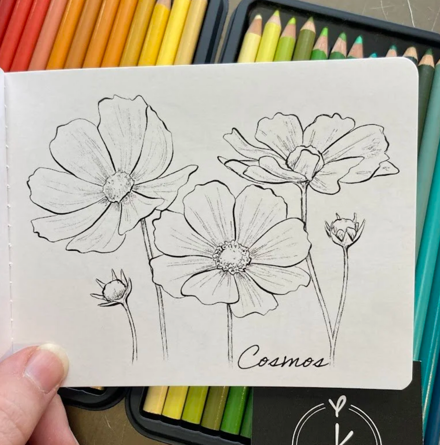 Mini Color Book- Flowers Vol. 1