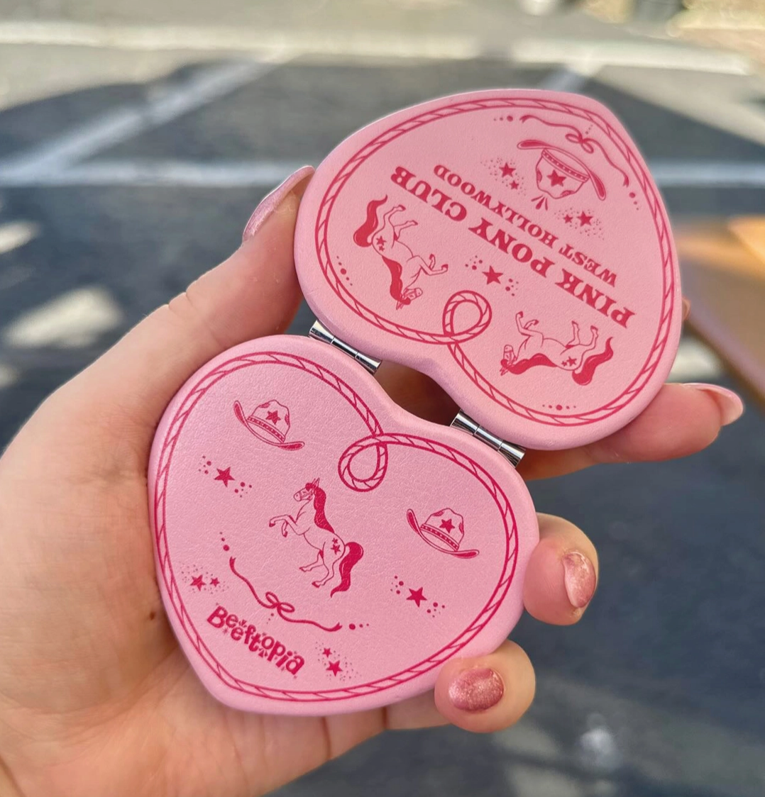 Pink Pony Club Compact Mirror