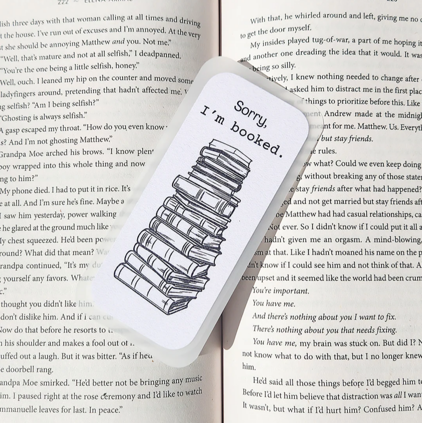 Sorry, I'm Booked Bookmark