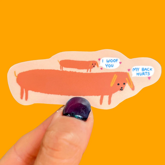 I Woof You Sticker